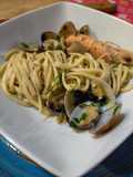 Tagliolini alla noce moscata sapori di mare