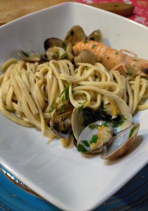 Foto di Tagliolini alla noce moscata sapori di mare