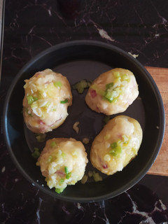 Una foto de Papas rellenas a la Shibaku
