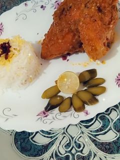 عکسی از دستور مرغ مجلسی