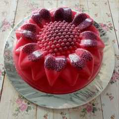 Puding buah naga রেসিপির প্রধান ছবি