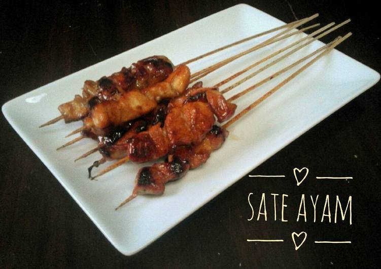 Bahan Sate Ayam teflon | Langkah Membuat Sate Ayam teflon Yang Enak dan Simpel