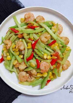 Foto resep Tumis Labu Siam Udang