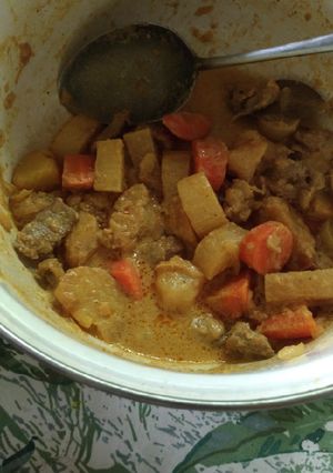 Foto resep Vegetable Mutton Curry 🍛🍲🍚
