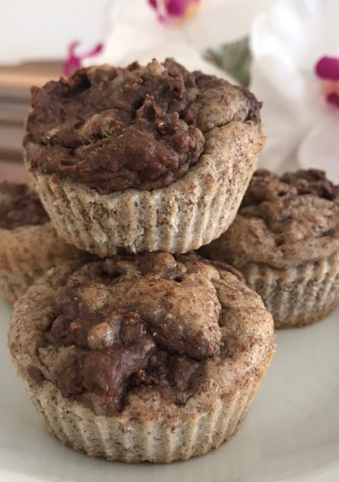 Una foto de Muffins marmolados keto