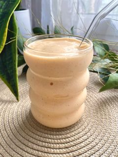 Una foto de Smoothie de melón, plátano y vainilla