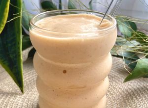 Foto principal de Smoothie de melón, plátano y vainilla