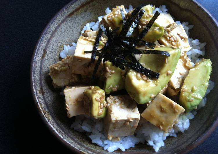 Simple Way to Make Super Quick Homemade Avocado &amp; Tofu Wasabi-ae