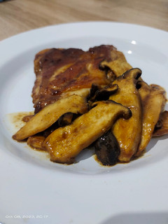 Foto resep Grilled Chicken with King Oyster Mushroom