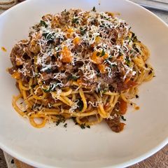 Spaghetti Bolognese A picture of Spaghetti Bolognese.