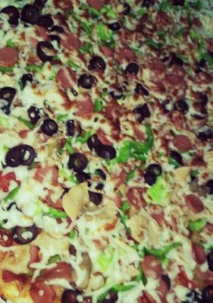 صورة لوصفة بيتزاااا🍕🍕🍕