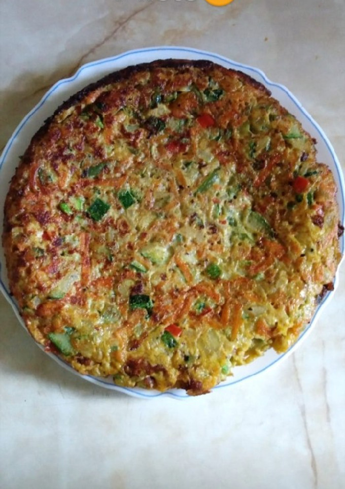 Una foto de Tortilla de zapallo italiano
