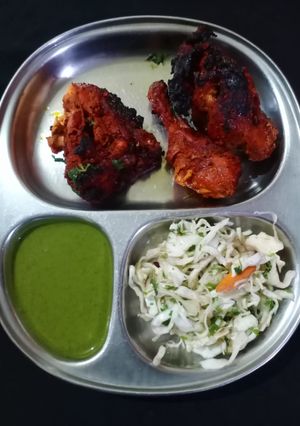 A picture of Spicy Tandoori Chicken Without a Tandoor.