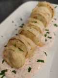 Tempura rapide et sans oeuf de courgette
