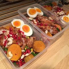 A picture of Meal prep - Chinese Garlic Chicken Salad.