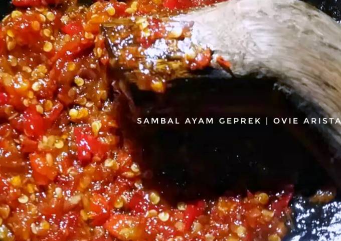 Sambal Ayam Geprek (Level Monyor)