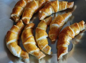 Foto principal de Croissant de hojaldre en freidora de aire