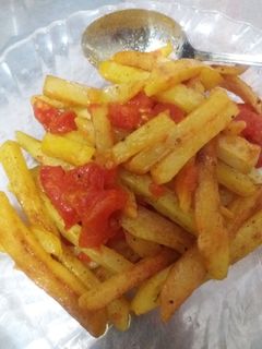 عکسی از دستور یه غذای سریع و خوشمزه 😋
