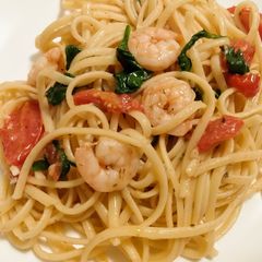 Saturday night pasta A picture of Saturday night pasta.
