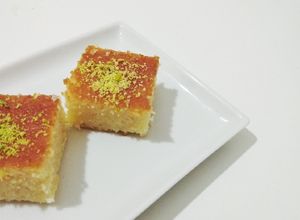 Foto resep Traditional Turkish Revani (Semolina cake)