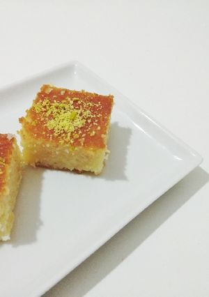 Foto resep Traditional Turkish Revani (Semolina cake)