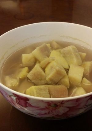 黑糖蕃薯甜湯 的食譜成品照片