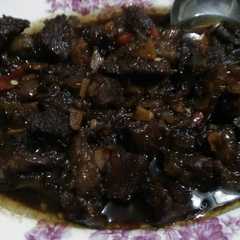 รูปของ Tumis iga pedas manis