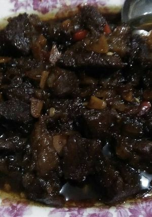 Foto resep Tumis iga pedas manis