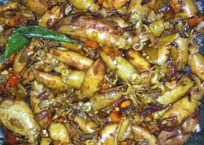 Tumis Cumi Kering Masak Kecap