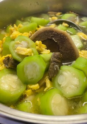 Foto resep Sayur gambas kikil sumsum telur