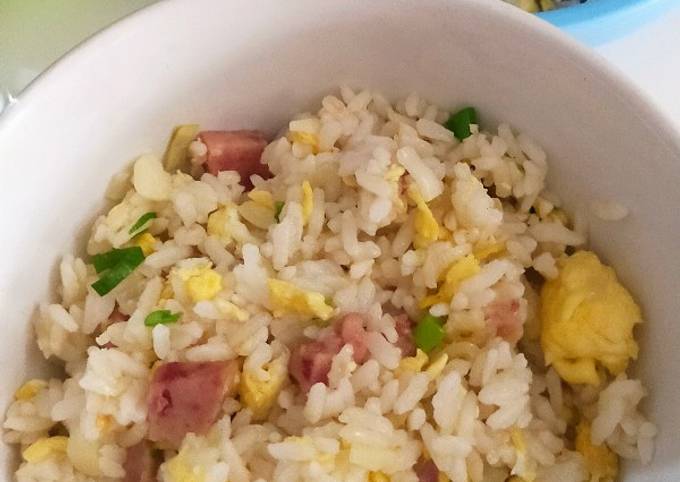 Recipe: Yummy Nasi Goreng Ham Fav Anak Balita
