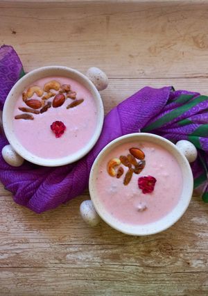 A picture of Navratri Special Samak Rice Kheer.
