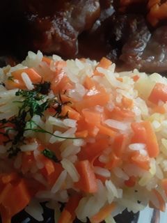 Una foto de Arroz con Zanahoria!!! 🥕🍙🍚🍛🥕