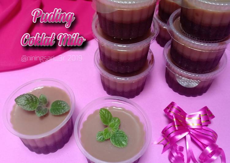 Puding Coklat Milo