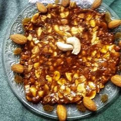A picture of Special dryfruit chikki.