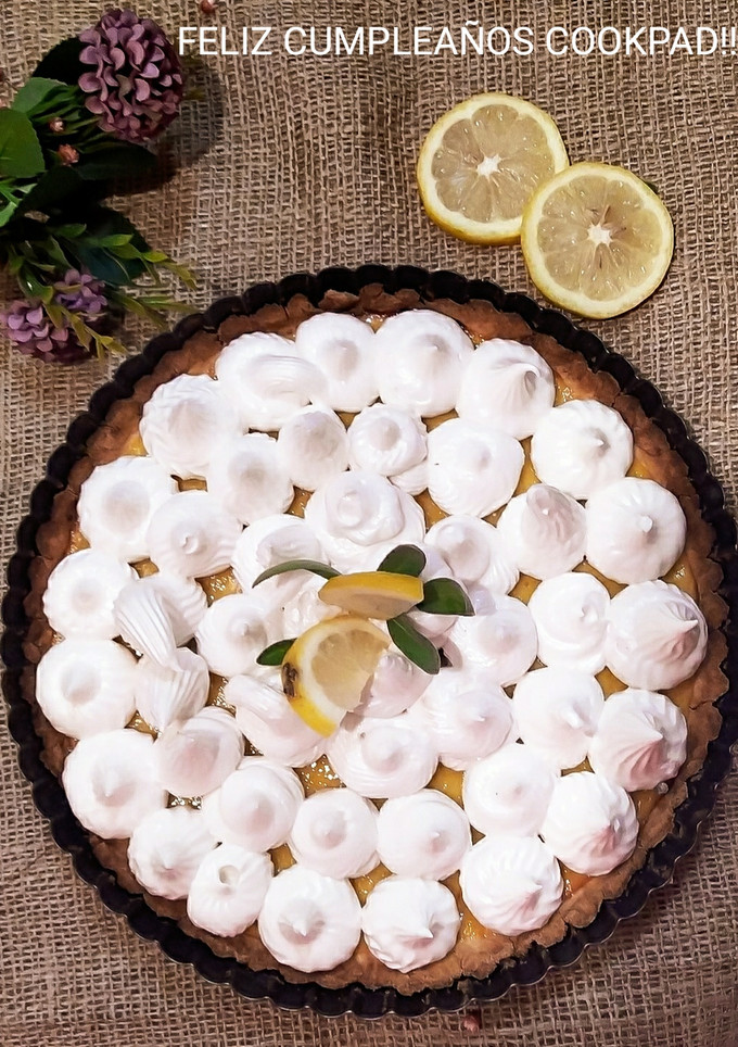 Una foto de Lemon pie sin gluten