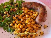 Una foto de butifarra asada