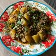 Aloo keema mattar