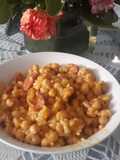 Garbanzo guisados con arroz