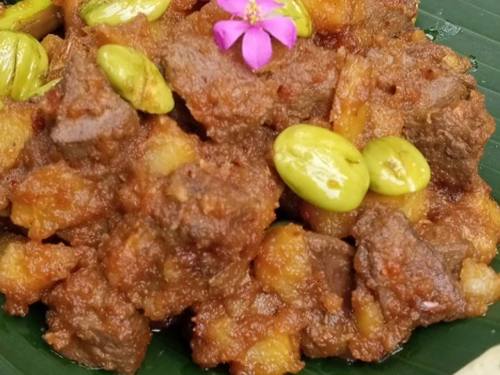 Easy Steps to Make Recipes Sambal goreng kentang+hati sapi+petai the  Makes Drooling Perfect.