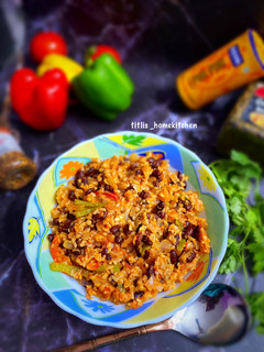 A picture of Mexican Rice N Beans.