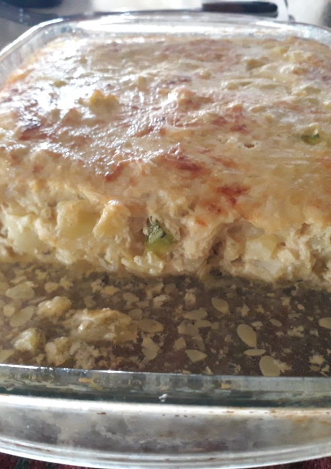 Una foto de Soufflé de zucchinis