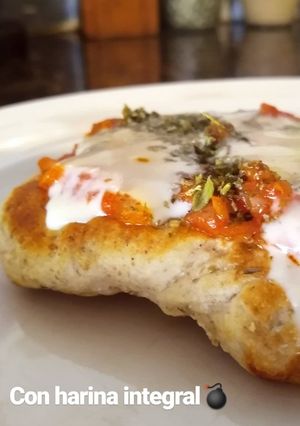 Una foto de Pizzetas de harina integral