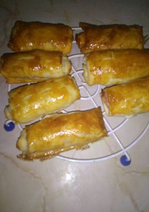 Una foto de Napolitanas de jamón y queso, perfectas para llevar en tuper