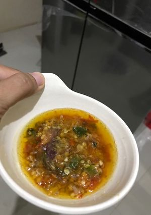 Foto resep Sambal bawang Bu Rudi khas Surabaya