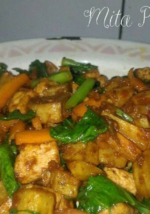 Foto resep Tumis tahu kentang baso ikan (masakan sehari hari)