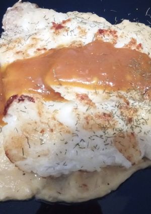 Foto principal de Bacalao Skrei a la Plancha con Parmentier de Cebolla a la Naranja