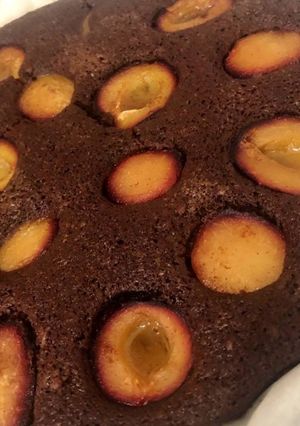 Csokis szilvás süti recept fotója