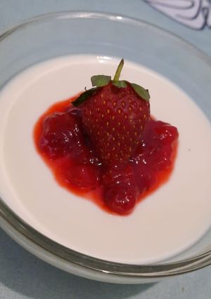 Foto resep Pannacota Strawberry Jam