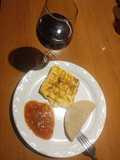 Waffle huevo a la mexicana